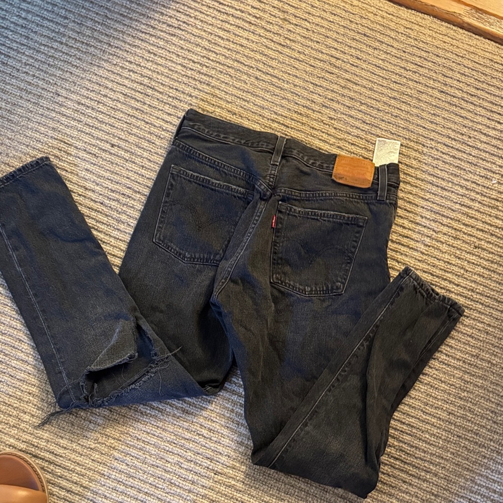 Levi's womens Straight Jeans in black